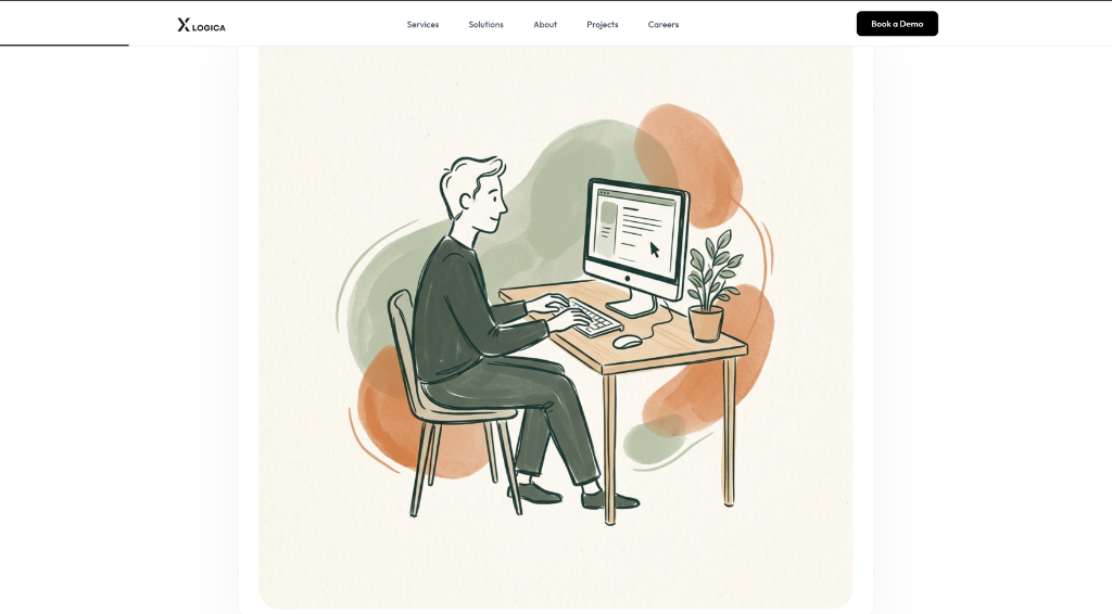 X Logica website preview